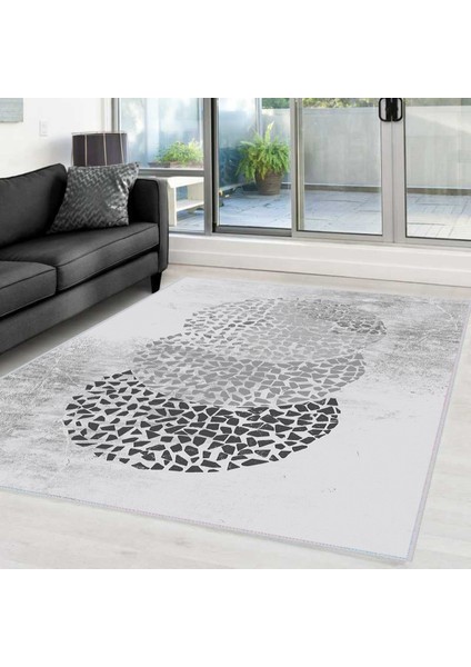 Dijital Baskı Yıkanabilir Kaymaz Taban Salon Halısı Rvg0001-Sd392