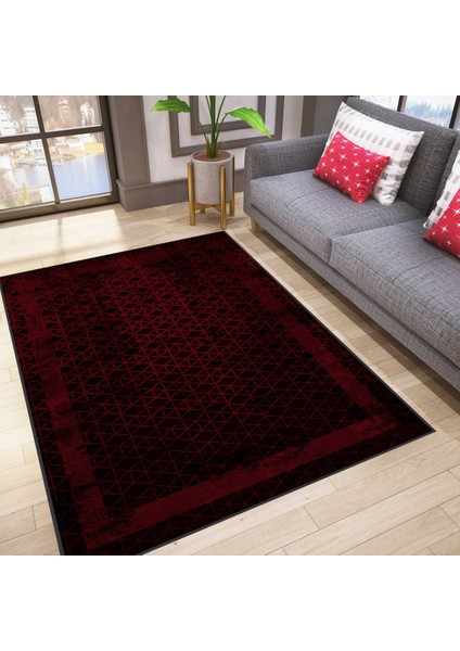 Dijital Baskı Yıkanabilir Kaymaz Taban Salon Halısı Rvg0185-Sd832