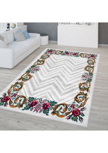 Dijital Baskı Yıkanabilir Kaymaz Taban Salon Halısı Rvg0312-Sd238
