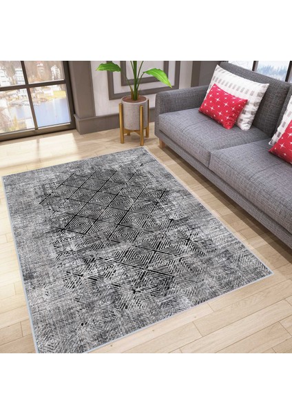 Dijital Baskı Yıkanabilir Kaymaz Taban Salon Halısı Rvg0014-Sd827