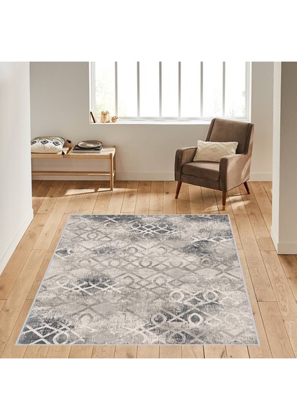 Dijital Baskı Yıkanabilir Kaymaz Taban Salon Halısı Rvg1594