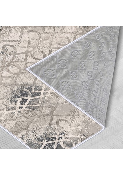 Dijital Baskı Yıkanabilir Kaymaz Taban Salon Halısı Rvg1594