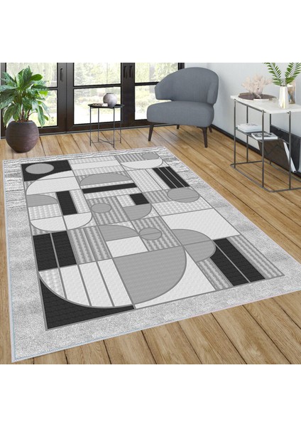 Dijital Baskı Yıkanabilir Kaymaz Taban Salon Halısı Rvg0032-Sd1004