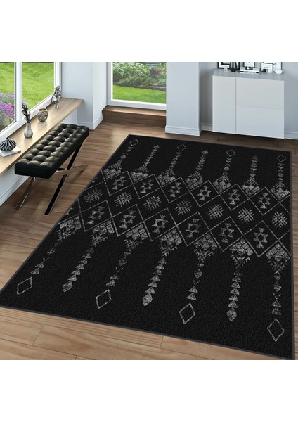 Dijital Baskı Yıkanabilir Kaymaz Taban Salon Halısı Rvg0075-Sd614