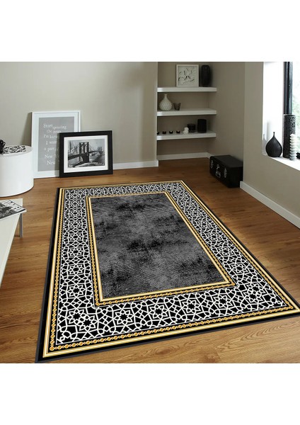 Dijital Baskı Yıkanabilir Kaymaz Taban Salon Halısı Rvg0078-Sd759