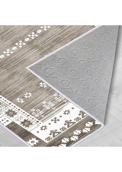Dijital Baskı Yıkanabilir Kaymaz Taban Salon Halısı Rvg1600