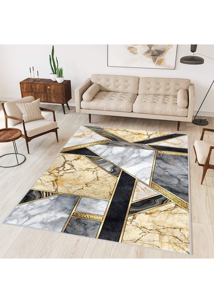 Dijital Baskı Yıkanabilir Kaymaz Taban Salon Halısı Rvg0308-Sd260