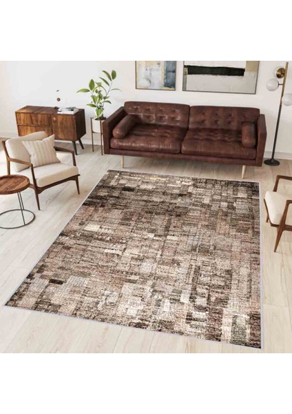 Dijital Baskı Yıkanabilir Kaymaz Taban Salon Halısı Rvg0336