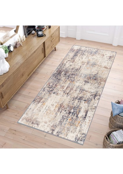 Dijital Baskı Yıkanabilir Kaymaz Taban Salon Halısı Rvg1798