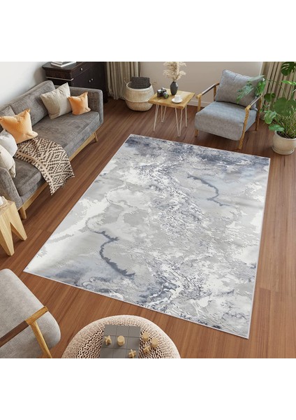 Dijital Baskı Yıkanabilir Kaymaz Taban Salon Halısı Rvg0440