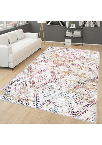 Dijital Baskı Yıkanabilir Kaymaz Taban Salon Halısı Rvg0268
