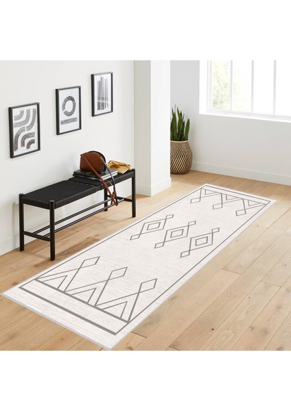 Dijital Baskı Yıkanabilir Kaymaz Taban Salon Halısı Rvg1060