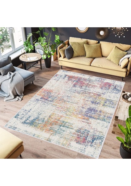 Dijital Baskı Yıkanabilir Kaymaz Taban Salon Halısı Rvg0551