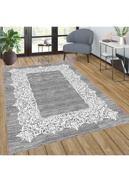 Dijital Baskı Yıkanabilir Kaymaz Taban Salon Halısı Rvg0580-Sd607