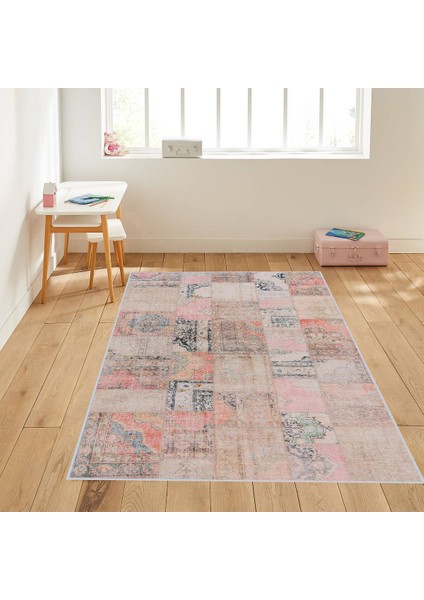 Dijital Baskı Yıkanabilir Kaymaz Taban Salon Halısı Rvg1141