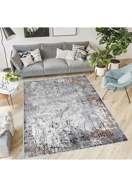 Dijital Baskı Yıkanabilir Kaymaz Taban Salon Halısı Rvg0409