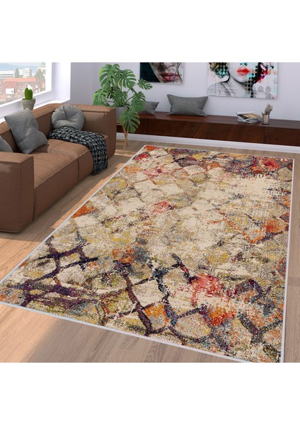 Dijital Baskı Yıkanabilir Kaymaz Taban Salon Halısı Rvg1107
