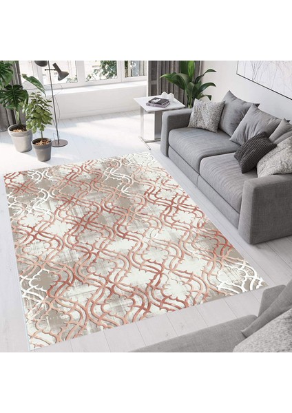 Dijital Baskı Yıkanabilir Kaymaz Taban Salon Halısı Rvg0674