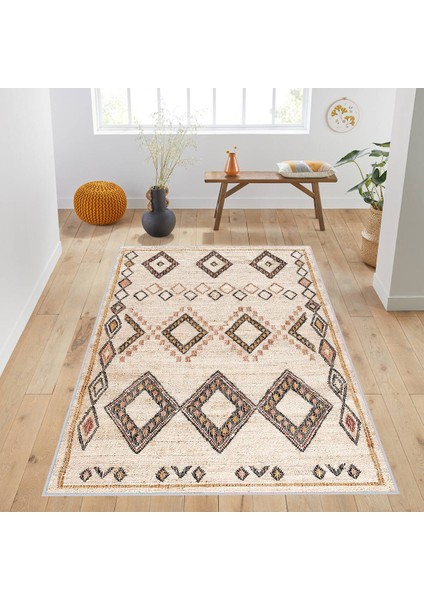 Dijital Baskı Yıkanabilir Kaymaz Taban Salon Halısı Rvg1010