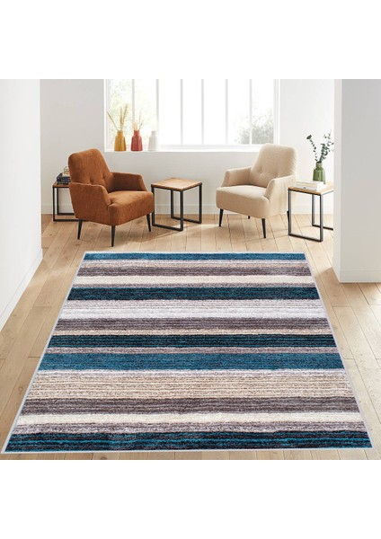 Dijital Baskı Yıkanabilir Kaymaz Taban Salon Halısı Rvg1171