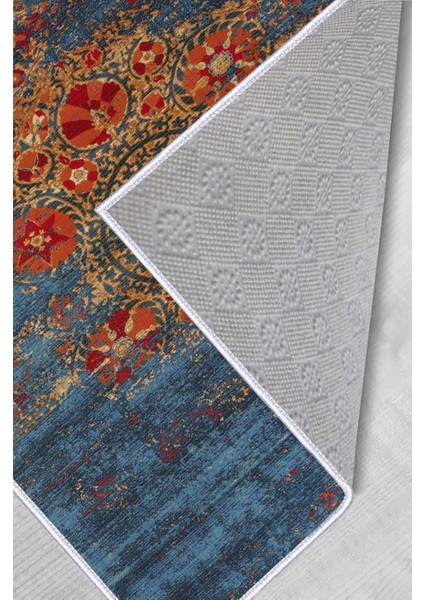 Dijital Baskı Yıkanabilir Kaymaz Taban Salon Halısı Rvg1256 modelleri
