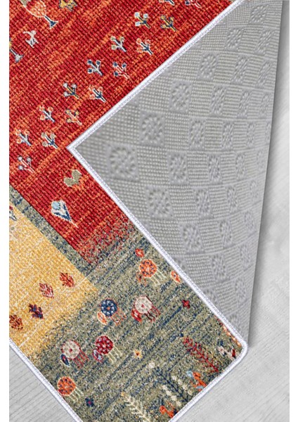 Dijital Baskı Yıkanabilir Kaymaz Taban Salon Halısı Rvg1176