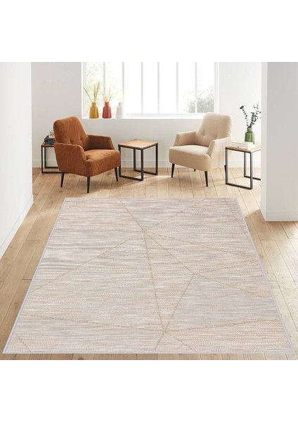 Dijital Baskı Yıkanabilir Kaymaz Taban Salon Halısı Rvg1248