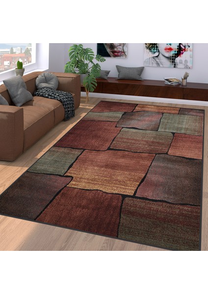 Dijital Baskı Yıkanabilir Kaymaz Taban Salon Halısı Rvg1103