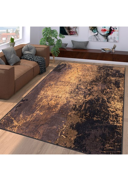 Dijital Baskı Yıkanabilir Kaymaz Taban Salon Halısı Rvg1129