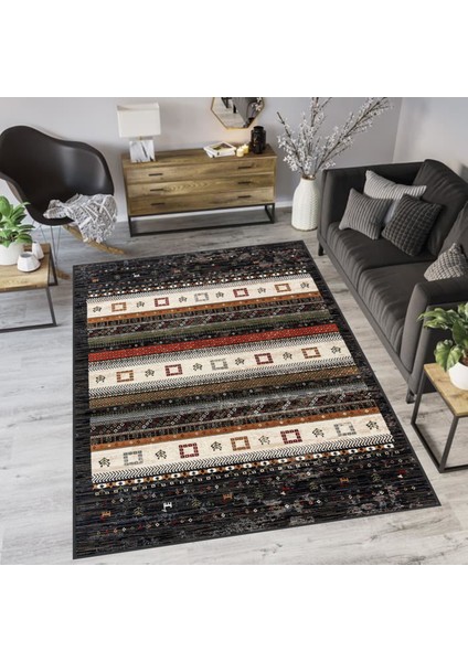 Dijital Baskı Yıkanabilir Kaymaz Taban Salon Halısı Rvg1149