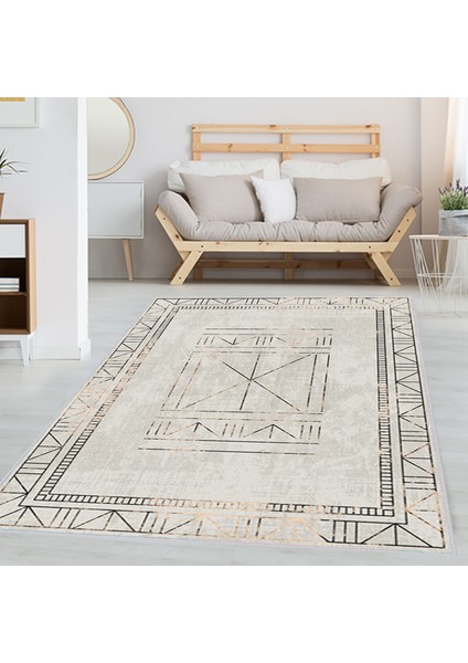 Dijital Baskı Yıkanabilir Kaymaz Taban Salon Halısı Rvg1367-Ht399