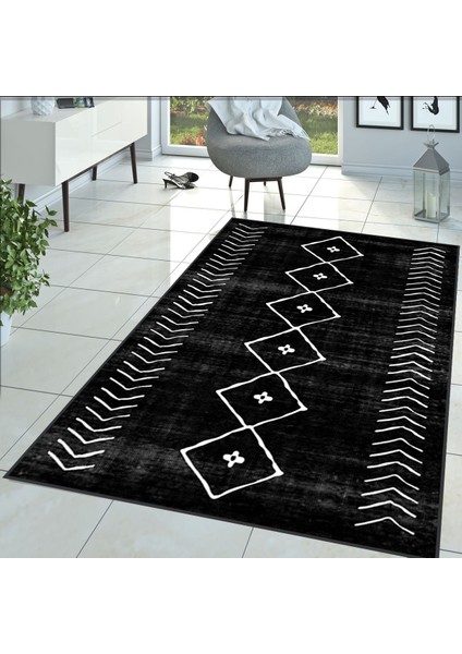 Dijital Baskı Yıkanabilir Kaymaz Taban Salon Halısı Rvg1359-Ht572
