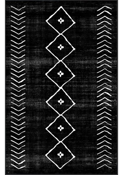 Dijital Baskı Yıkanabilir Kaymaz Taban Salon Halısı Rvg1359-Ht572