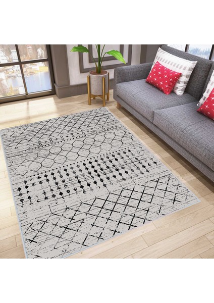 Dijital Baskı Yıkanabilir Kaymaz Taban Salon Halısı Rvg0055-Sd1169