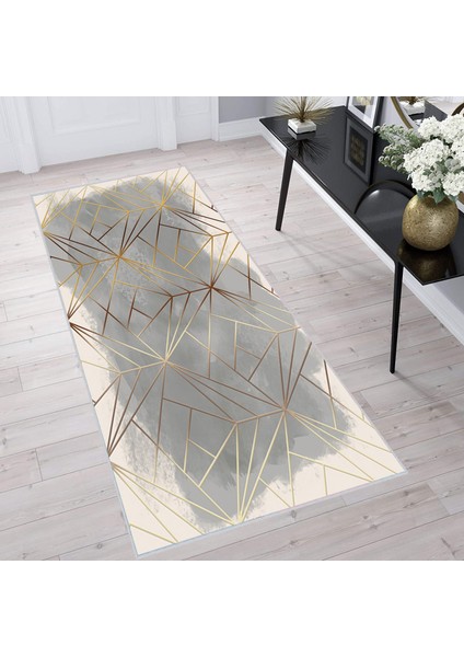 Dijital Baskı Yıkanabilir Kaymaz Taban Salon Halısı Rvg1385-Ht-1382