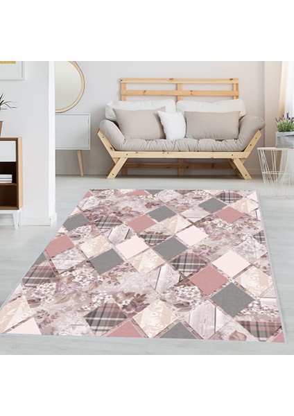 Dijital Baskı Yıkanabilir Kaymaz Taban Salon Halısı Rvg1340-Ht201