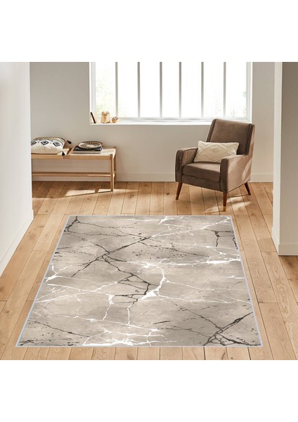 Dijital Baskı Yıkanabilir Kaymaz Taban Salon Halısı Rvg1595