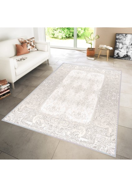 Dijital Baskı Yıkanabilir Kaymaz Taban Salon Halısı Rvg1257