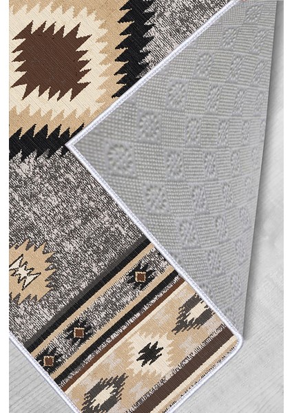 Dijital Baskı Yıkanabilir Kaymaz Taban Salon Halısı Rvg0148-Sm29