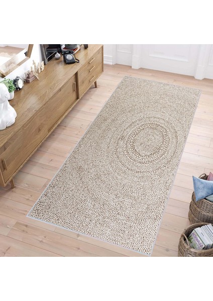 Dijital Baskı Yıkanabilir Kaymaz Taban Salon Halısı Rvg1473