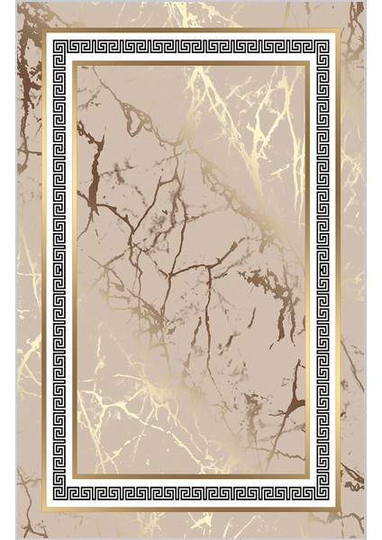 Dijital Baskı Yıkanabilir Kaymaz Taban Salon Halısı RVG1892-SD78