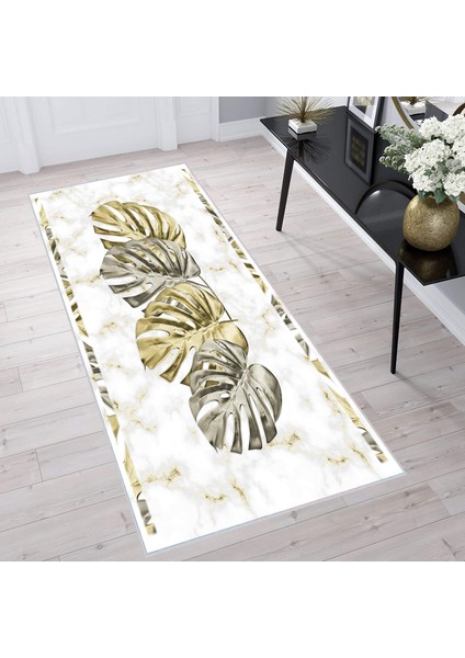 Dijital Baskı Yıkanabilir Kaymaz Taban Salon Halısı Rvg1620