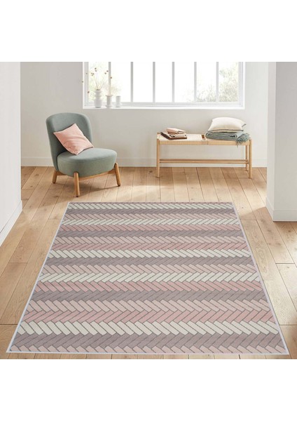 Dijital Baskı Yıkanabilir Kaymaz Taban Salon Halısı Rvg1427