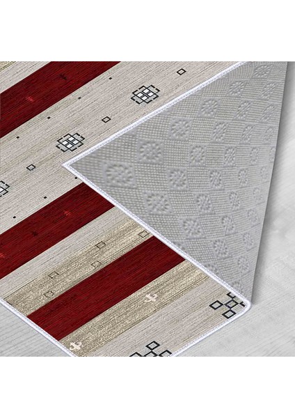 Dijital Baskı Yıkanabilir Kaymaz Taban Salon Halısı Rvg1625