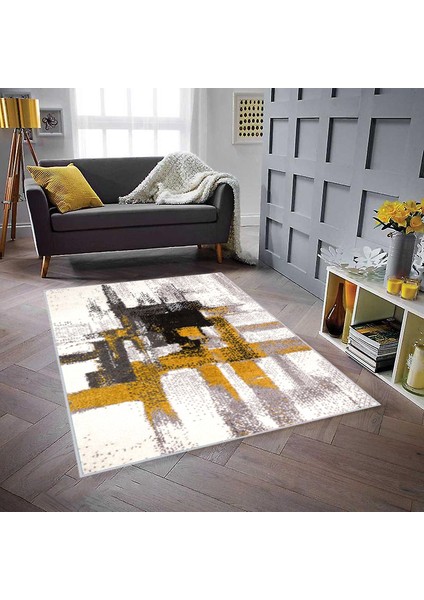 Dijital Baskı Yıkanabilir Kaymaz Taban Salon Halısı Rvg1496