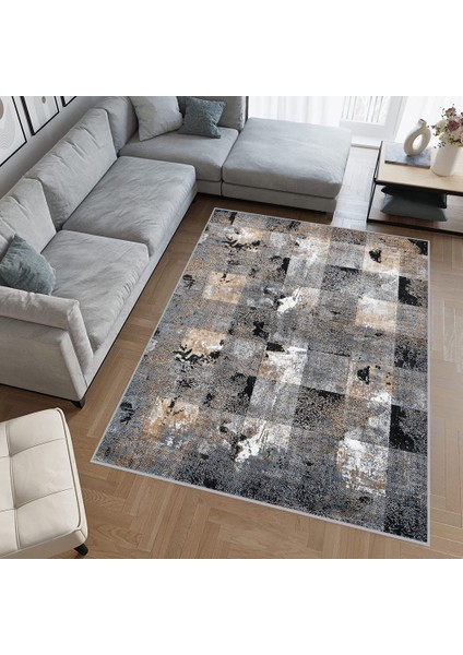 Dijital Baskı Yıkanabilir Kaymaz Taban Salon Halısı Rvg0550
