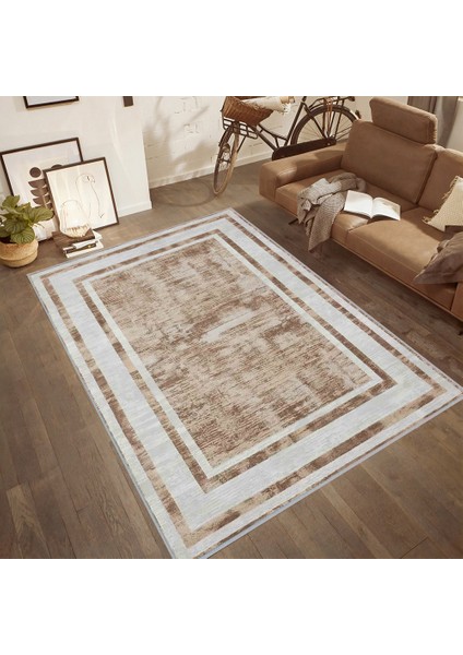 Dijital Baskı Yıkanabilir Kaymaz Taban Salon Halısı Rvg0555