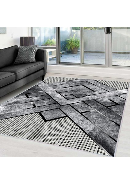 Dijital Baskı Yıkanabilir Kaymaz Taban Salon Halısı Rvg0003-Sd423