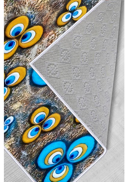 Dijital Baskı Yıkanabilir Kaymaz Taban Salon Halısı Rvg0248