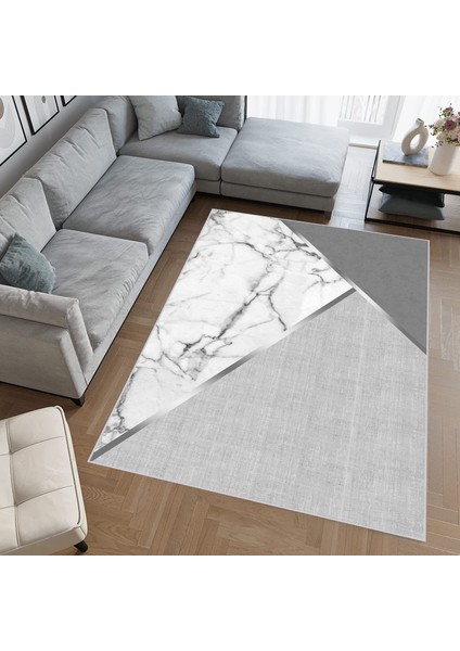 Dijital Baskı Yıkanabilir Kaymaz Taban Salon Halısı Rvg0645